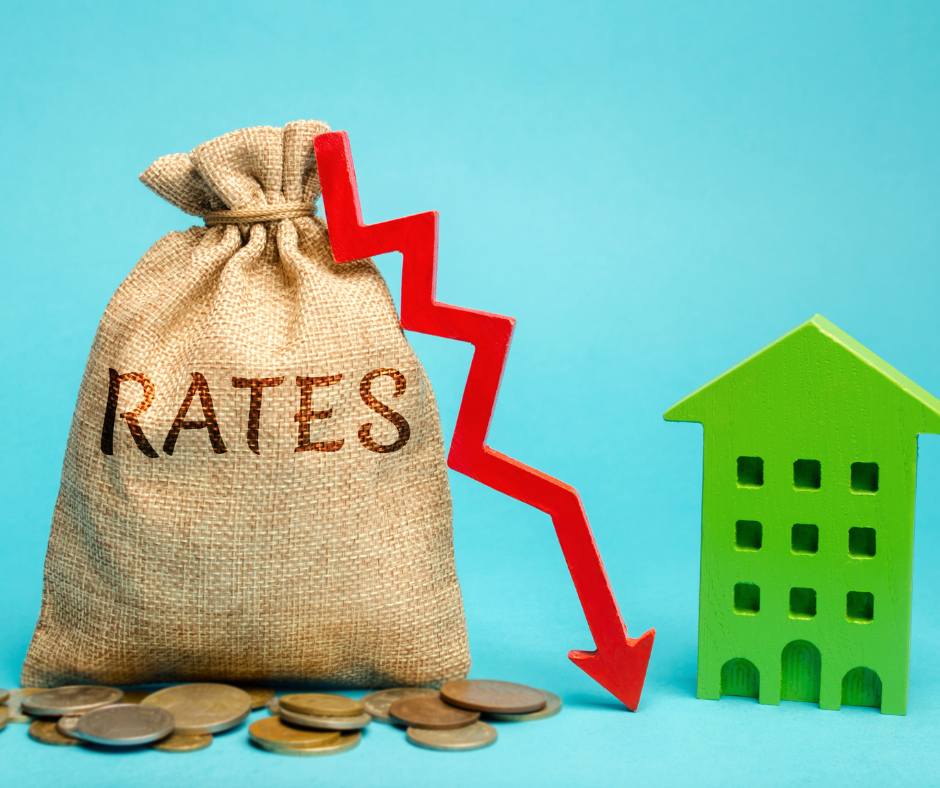 lower interest rates means lower mortgage rates